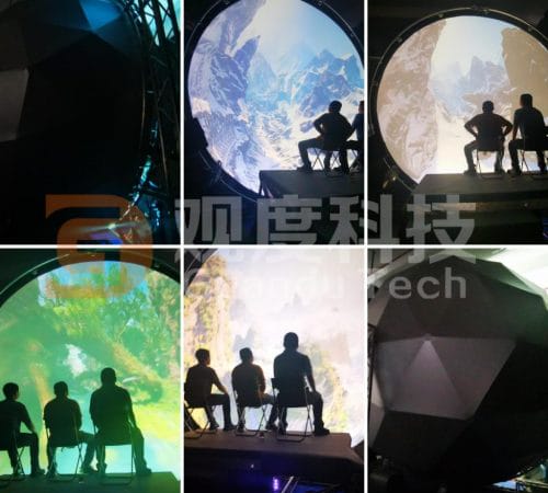 立式飞行穹幕系统在游戏场景中的应用