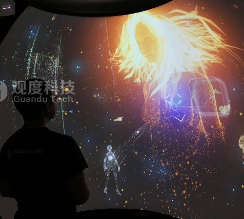 骨架球幕影院试搭
