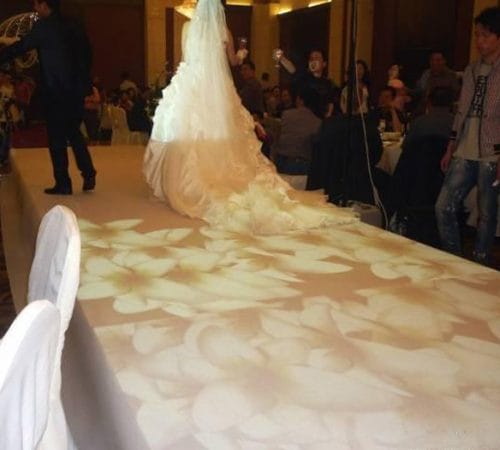 互动投影系统营造独特浪漫婚礼气息