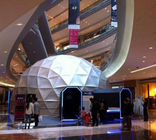 最新暖场庆典活动移动球幕影院全国亮相