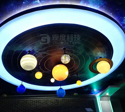 南京未来科技城小学科普、教学八大行星建设成功