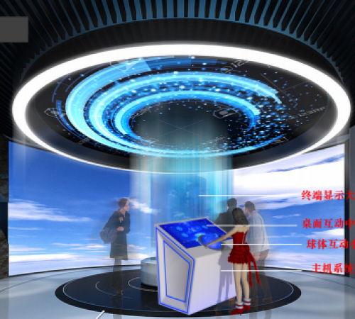 半球互动屏，人机交互的新玩法使体验超有趣