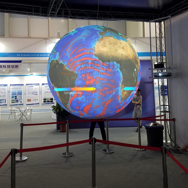 互动展览展示文化创意树脂球形投影