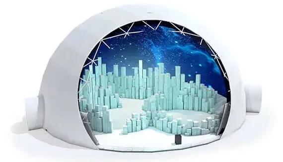 政策撑腰,技术开路:负压框架球幕如何让“星空”轻松落地