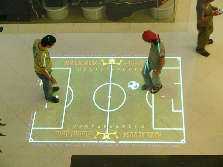 地面互动投影系统在展厅设计中的应用